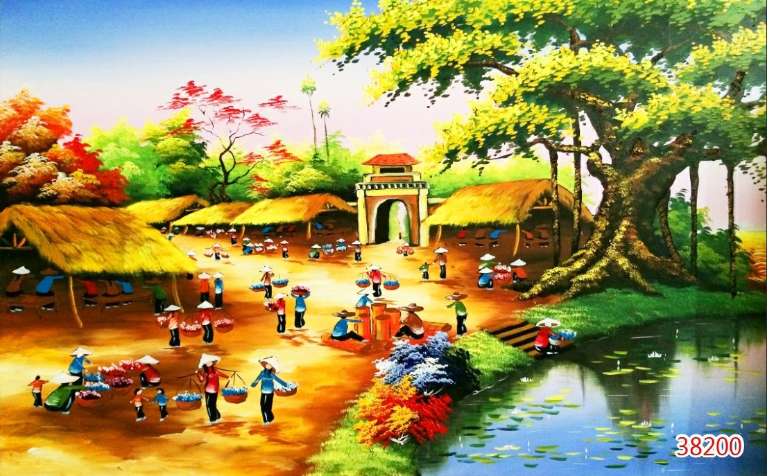 Tranh Làng quê