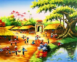 Tranh Làng quê