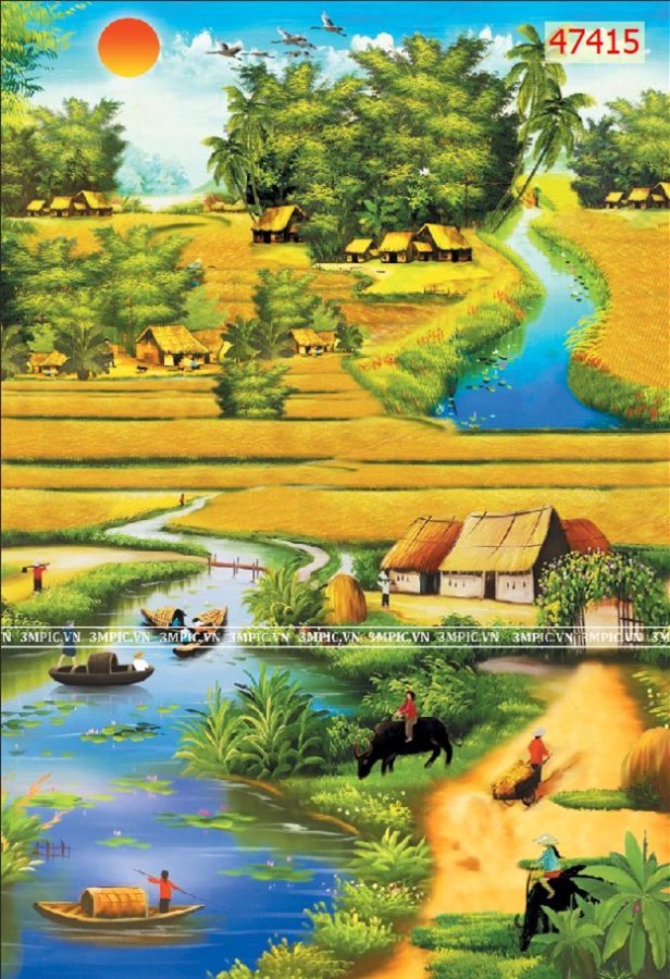 Tranh Làng quê