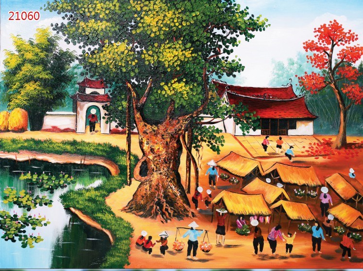 Tranh Làng quê 