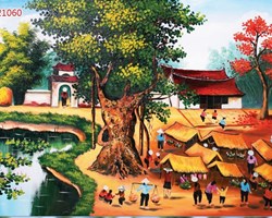 Tranh Làng quê 